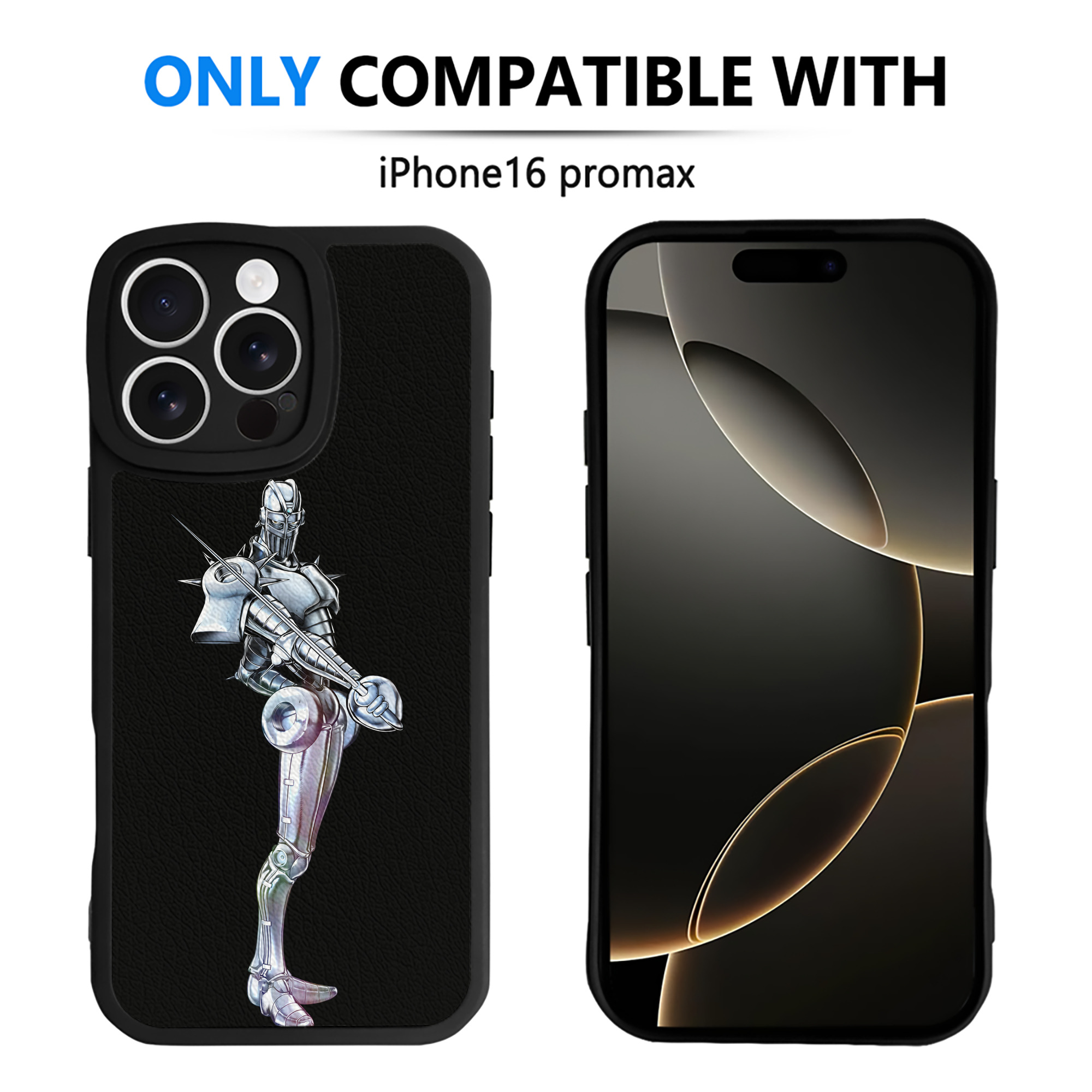 （画像用） ジョジョの奇妙な冒険 ジャン＝ピエール?ポルナレフ JoJo's Bizarre Adventure Jan Pierre Polnareff 【iPhone 16シリーズ対応】シリコンスマホケース（レザー調） 材質：シリコン